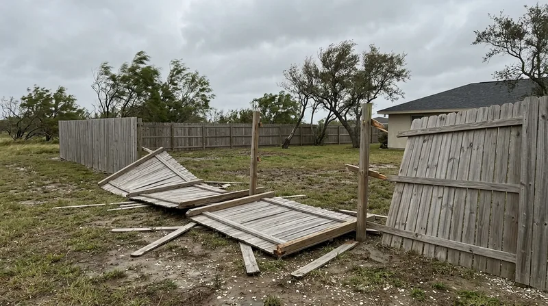 Storm Damage Fence Repair Corpus Christi